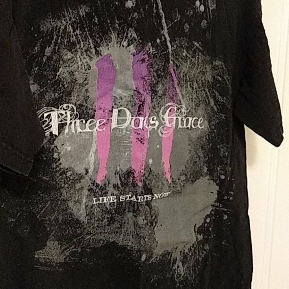 Three Days Grace 2010 tour tee